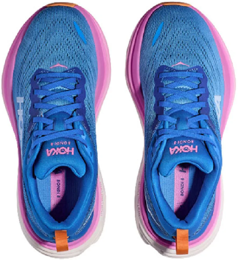 Hoka One One Women's Bondi 8 Costal Sky/All Aboard-5
